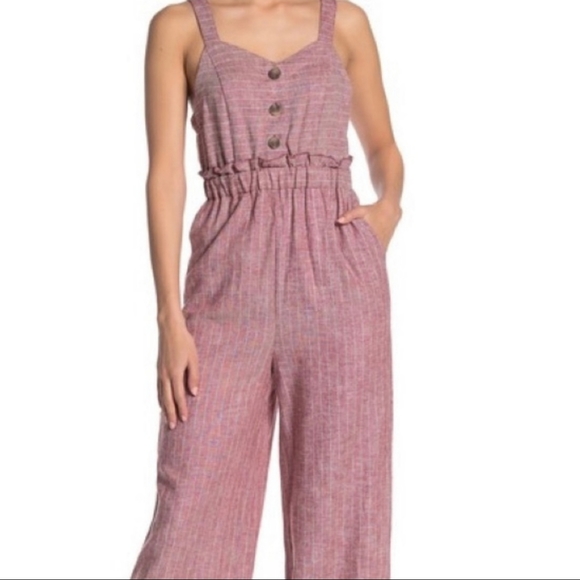 NWT Linen Jumpsuit - Picture 2 of 6